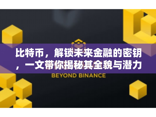 比特币，解锁未来金融的密钥，一文带你揭秘其全貌与潜力