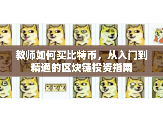 教师如何买比特币，从入门到精通的区块链投资指南