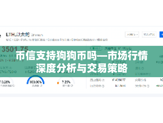 币信支持狗狗币吗—市场行情深度分析与交易策略