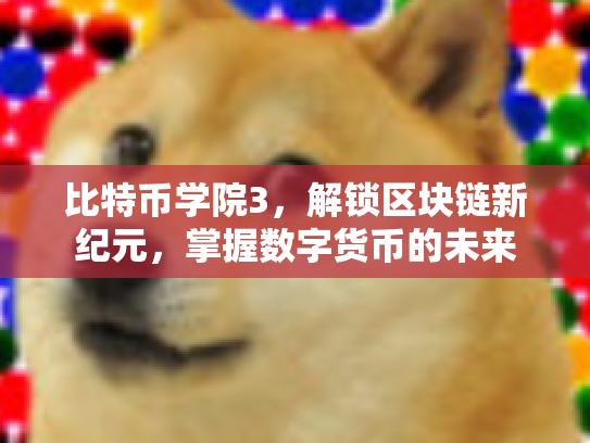 比特币学院3，解锁区块链新纪元，掌握数字货币的未来