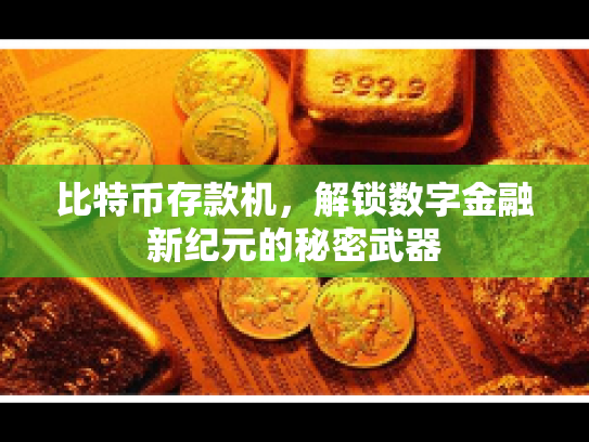 比特币存款机，解锁数字金融新纪元的秘密武器