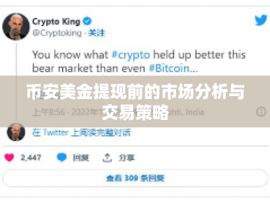 币安美金提现前的市场分析与交易策略