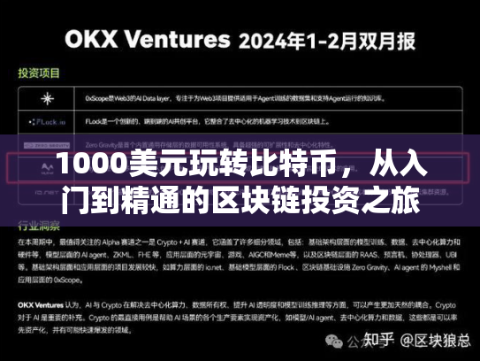 1000美元玩转比特币，从入门到精通的区块链投资之旅