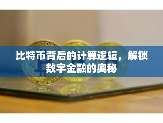 比特币背后的计算逻辑，解锁数字金融的奥秘