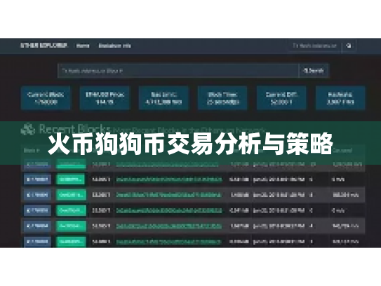 火币狗狗币交易分析与策略