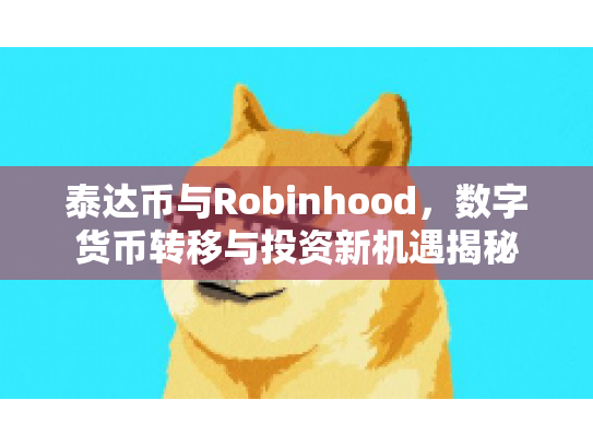 泰达币与Robinhood,数字货币转移与投资新机遇揭秘 泰达币与Robinhood,数字货币转移与投资新机遇揭秘