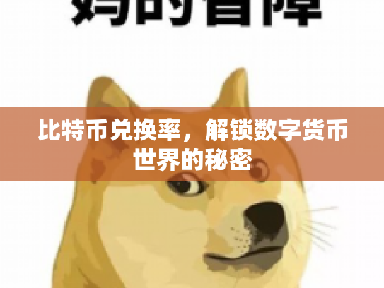 比特币兑换率,解锁数字货币世界的秘密 比特币兑换率,解锁数字货币世界的秘密
