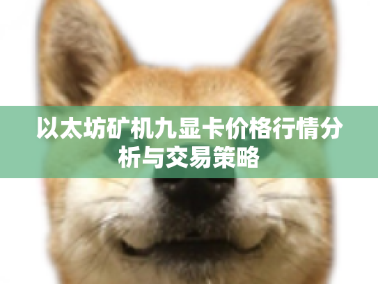 以太坊矿机九显卡价格行情分析与交易策略