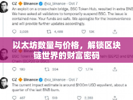 以太坊数量与价格，解锁区块链世界的财富密码