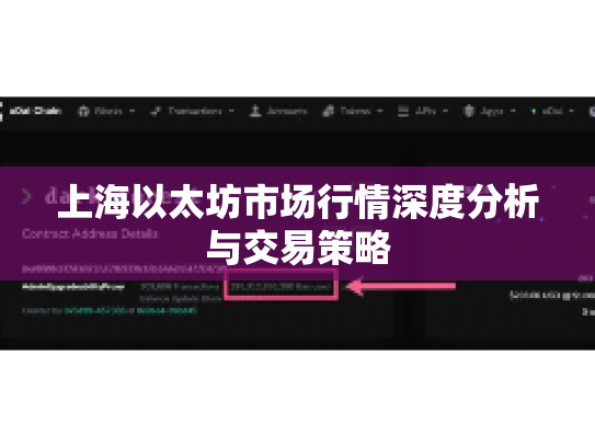 上海以太坊市场行情深度分析与交易策略