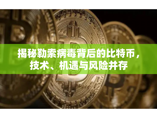 揭秘勒索病毒背后的比特币,技术、机遇与风险并存 揭秘勒索病毒背后的比特币,技术、机遇与风险并存