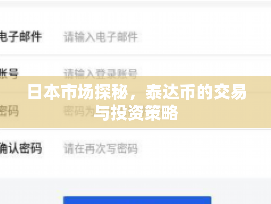 日本市场探秘，泰达币的交易与投资策略