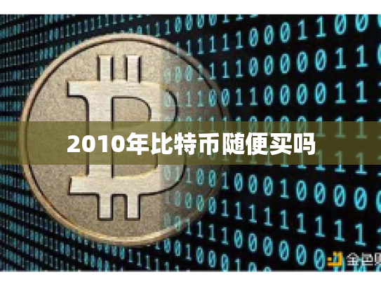 2010年比特币随便买吗