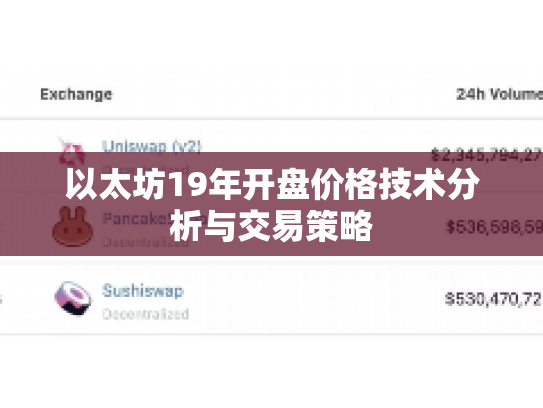 以太坊19年开盘价格技术分析与交易策略 以太坊19年开盘价格技术分析与交易策略