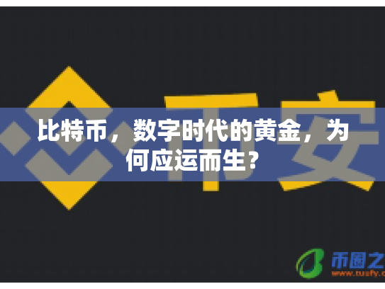 比特币，数字时代的黄金，为何应运而生？
