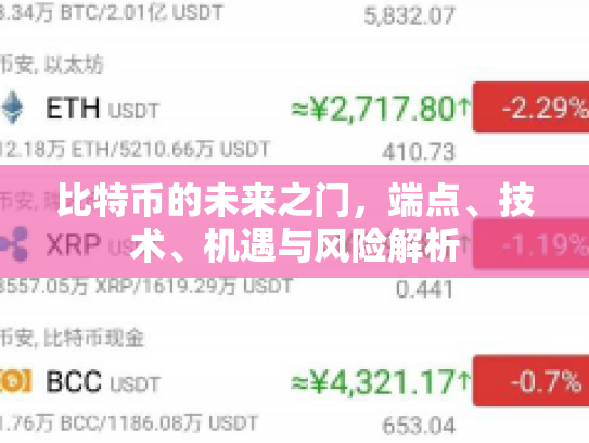 比特币的未来之门,端点、技术、机遇与风险解析 比特币的未来之门,端点、技术、机遇与风险解析