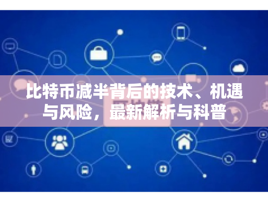 比特币减半背后的技术、机遇与风险，最新解析与科普
