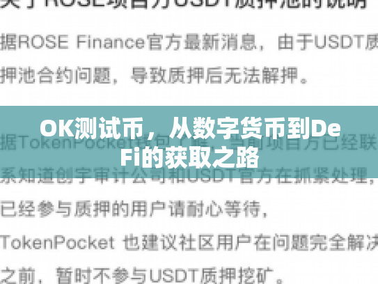 OK测试币，从数字货币到DeFi的获取之路