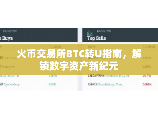 火币交易所BTC转U指南，解锁数字资产新纪元