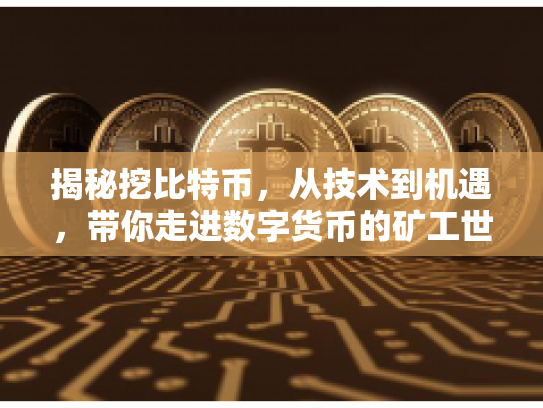 揭秘挖比特币,从技术到机遇,带你走进数字货币的矿工世界 揭秘挖比特币,从技术到机遇,带你走进数字货币的矿工世界
