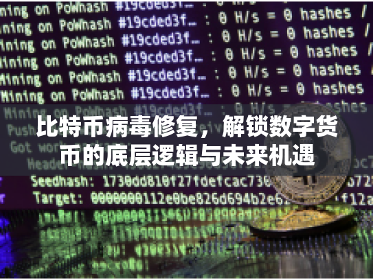 比特币病毒修复，解锁数字货币的底层逻辑与未来机遇