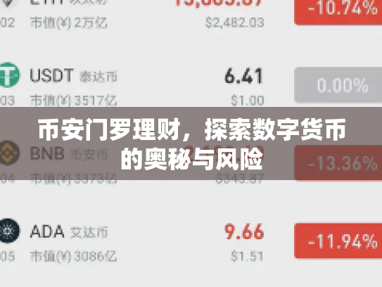 币安门罗理财,探索数字货币的奥秘与风险 币安门罗理财,探索数字货币的奥秘与风险