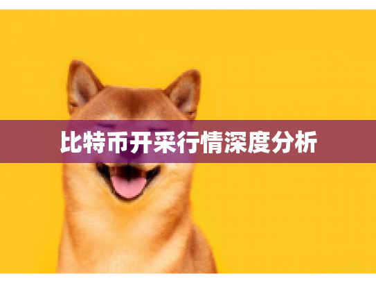 比特币开采行情深度分析