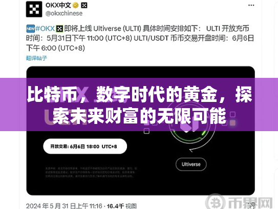 比特币，数字时代的黄金，探索未来财富的无限可能