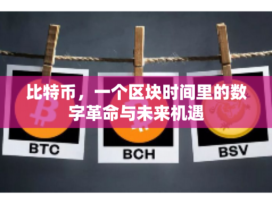 比特币，一个区块时间里的数字革命与未来机遇