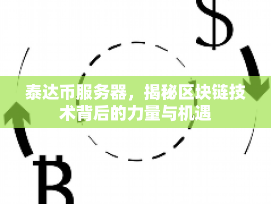 泰达币服务器，揭秘区块链技术背后的力量与机遇