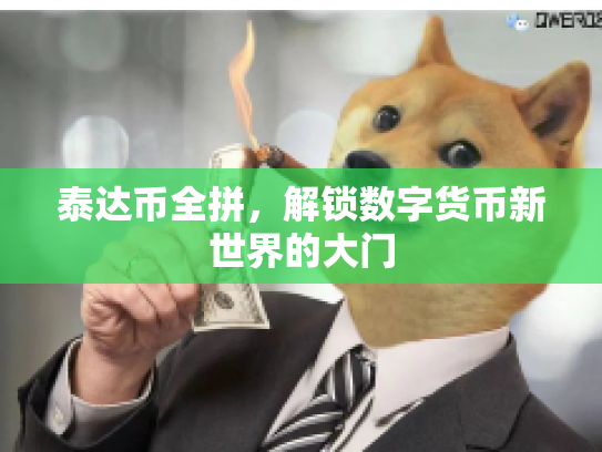 泰达币全拼，解锁数字货币新世界的大门