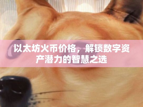 以太坊火币价格，解锁数字资产潜力的智慧之选