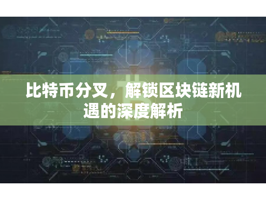 比特币分叉，解锁区块链新机遇的深度解析