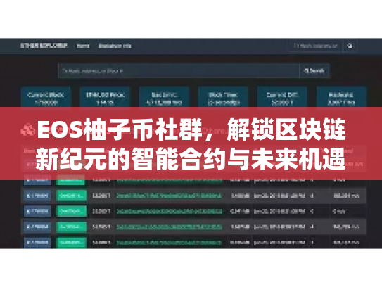 EOS柚子币社群，解锁区块链新纪元的智能合约与未来机遇