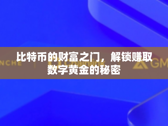 比特币的财富之门，解锁赚取数字黄金的秘密