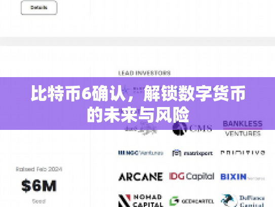 比特币6确认，解锁数字货币的未来与风险