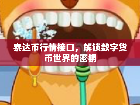 泰达币行情接口，解锁数字货币世界的密钥